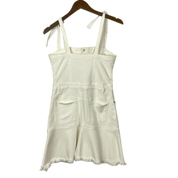 Étophe Studios | NWT White Denim Layering Jumper Sleeveless Mini Dress - Picture 2 of 7